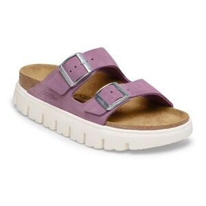 Papillio by Birkenstock Arizona Chunky Purple Suede Platform Sandals EU37 US 6.5